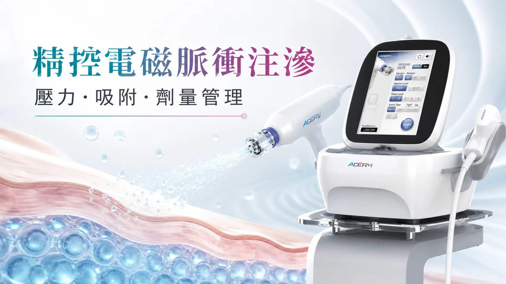 保濕、亮膚、彈性管理：ADERM 在面部皮膚管理中的應用 - ADERM 文章封面