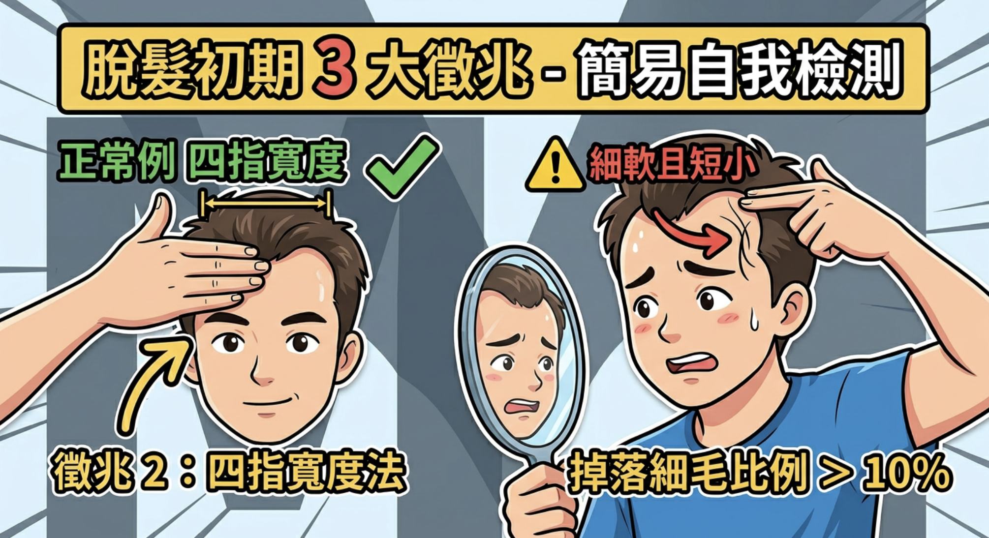 為什麼會出現 M 字額 為什麼會出現 M 字額