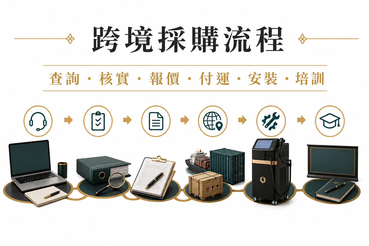 Trinity由查詢文件物流到售後的訂購流程 Trinity由查詢文件物流到售後的訂購流程