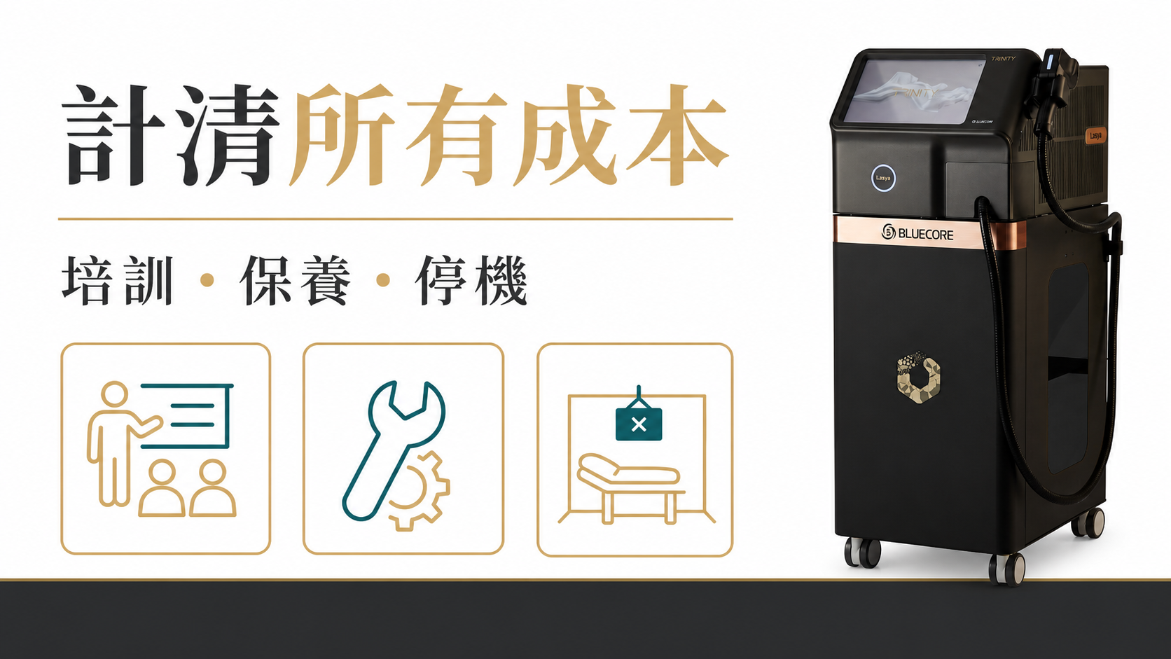 Trinity投資的培訓保養及停機成本 Trinity投資的培訓保養及停機成本