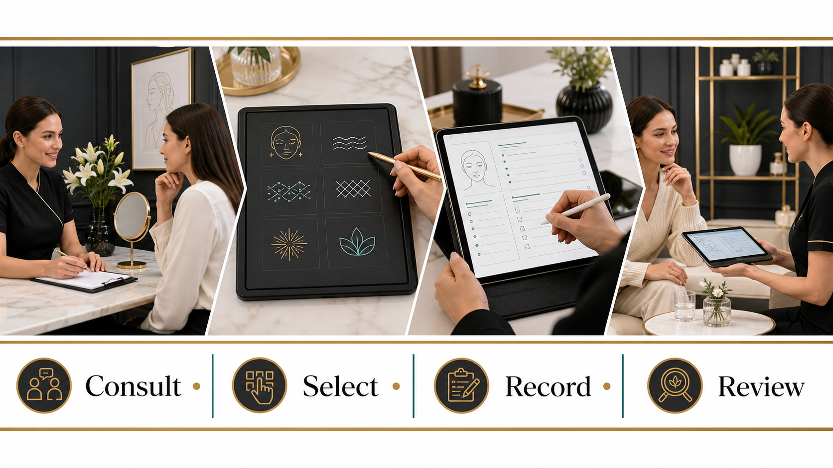 Consult select record and review workflow for Trinity treatments Consult select record and review workflow for Trinity treatments