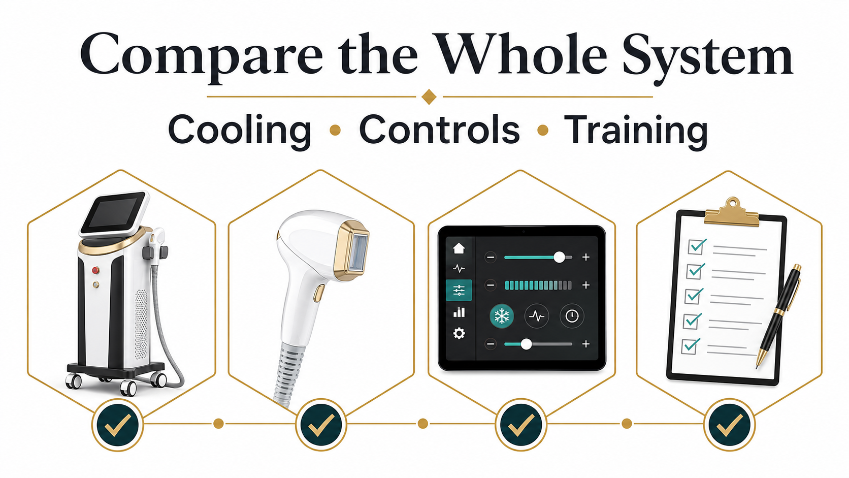 Cooling controls training and service in a whole-system comparison