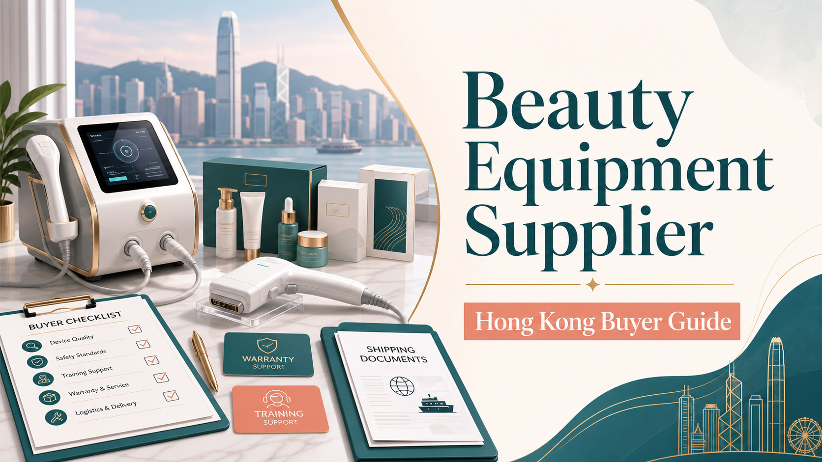 Beauty Equipment Supplier Hong Kong Buyer Guide with salon devices, checklist, warranty and training documents