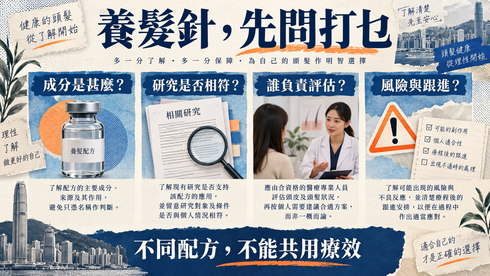養髮針四問：成分、相符研究、評估負責人，以及風險與跟進
