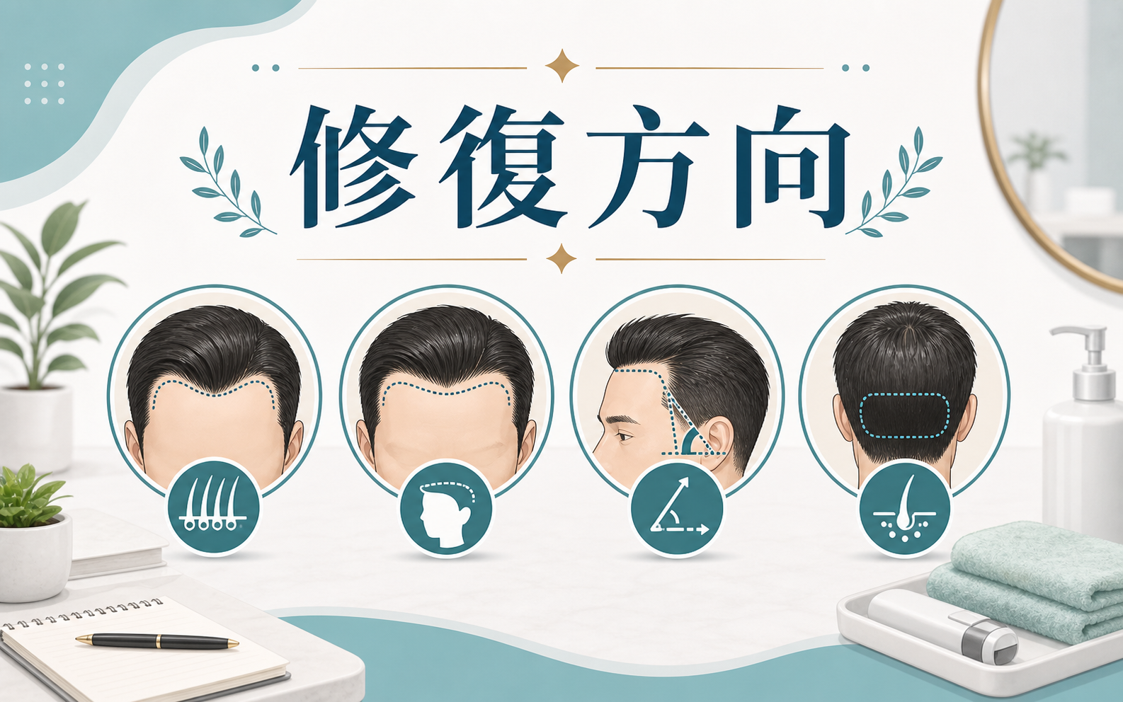 髮線修復有哪些方向 插圖