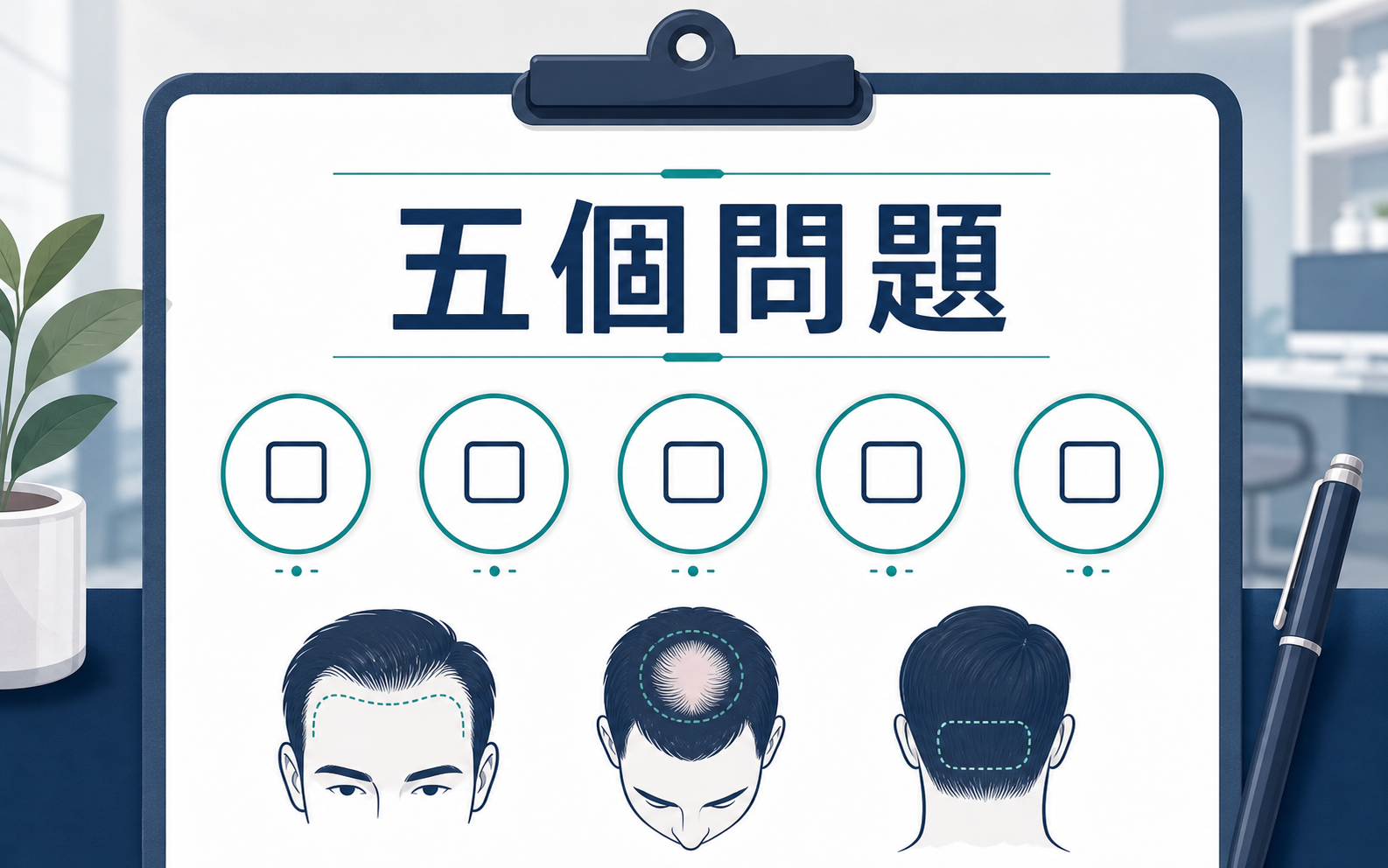 男士脫髮選方案時的五個問題 插圖