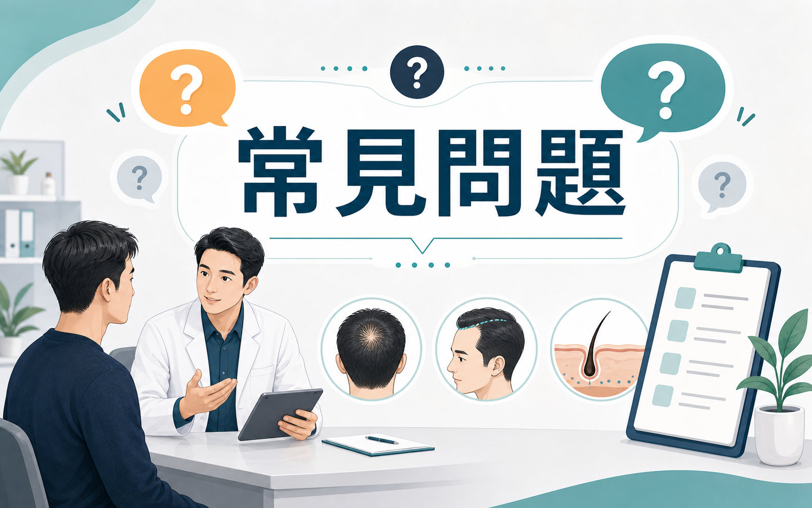 常見問題 FAQ 插圖