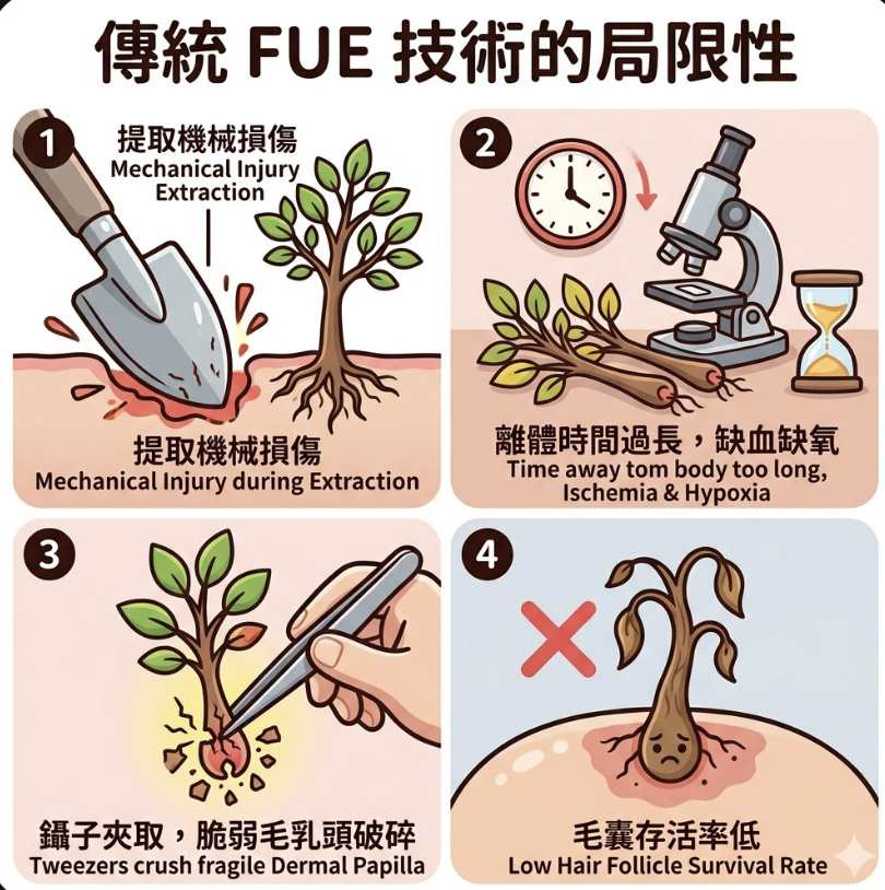 圖解什麼是無痕植髮？