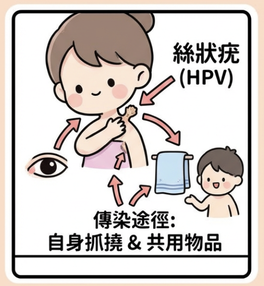 絲狀疣傳播媒介