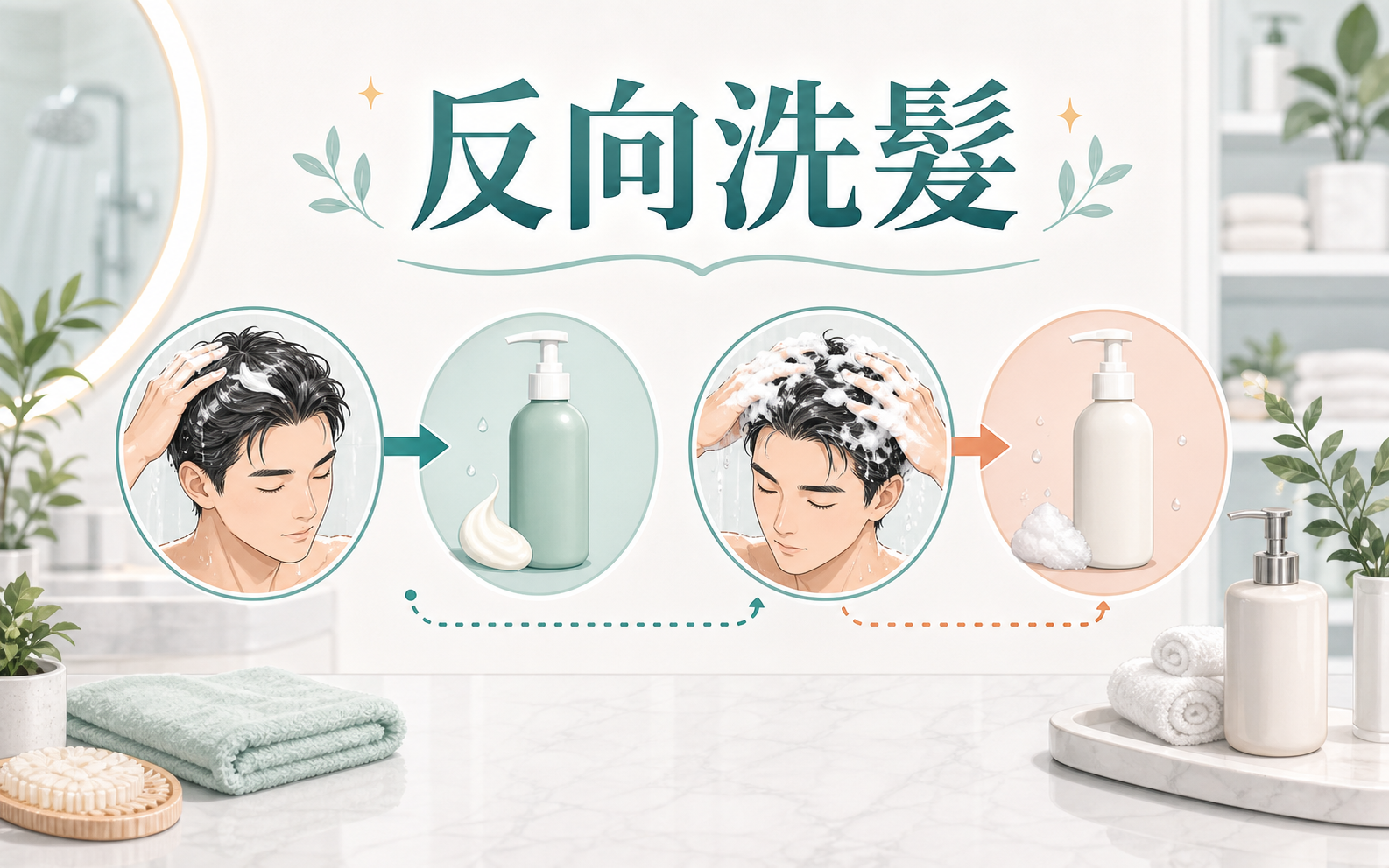 反向洗髮是甚麼 插圖
