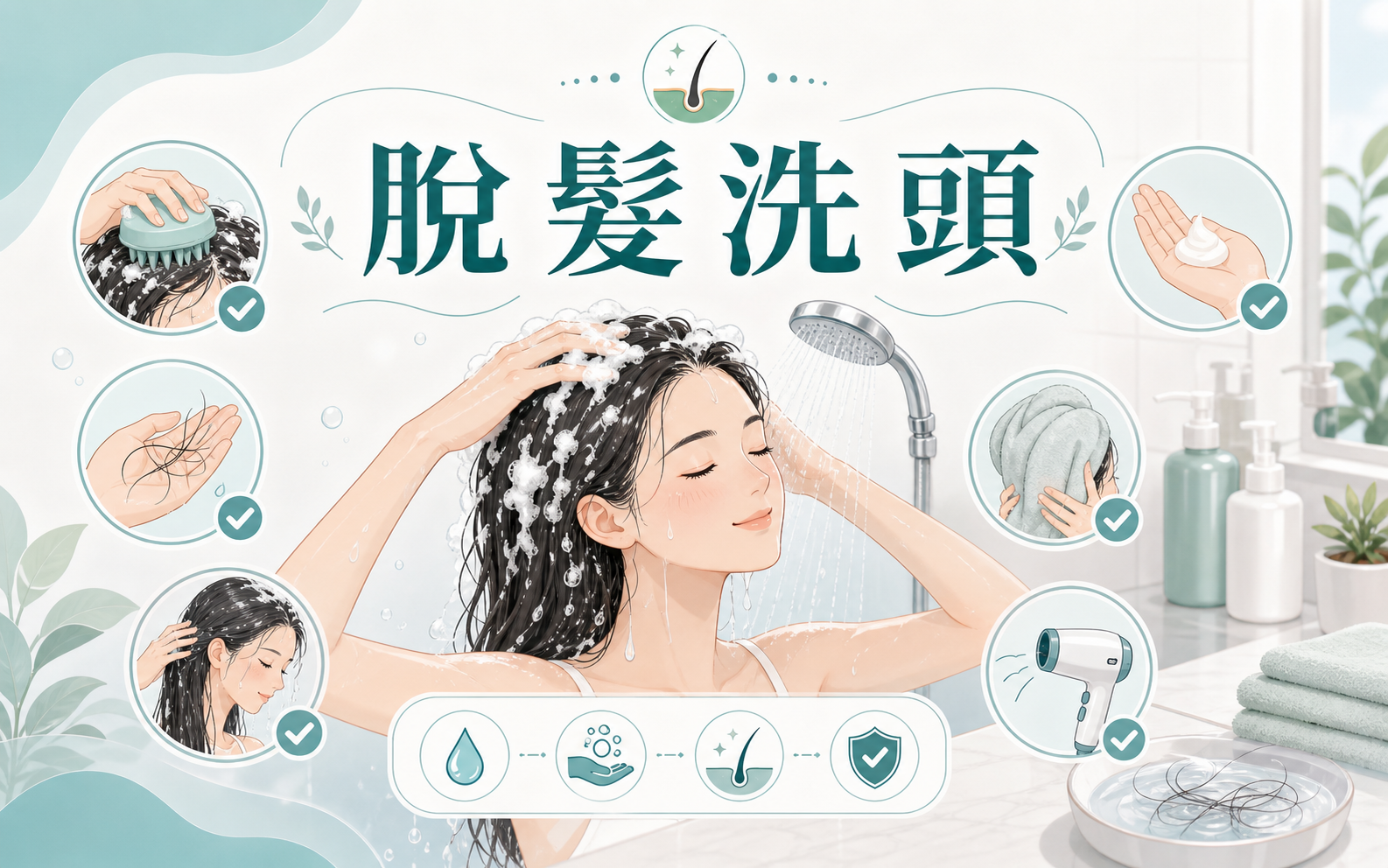 脫髮人士可以反向洗髮嗎 插圖