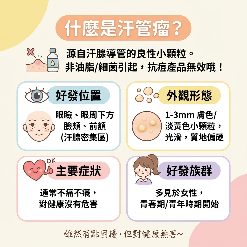 什麼是汗管瘤? 什麼是汗管瘤?