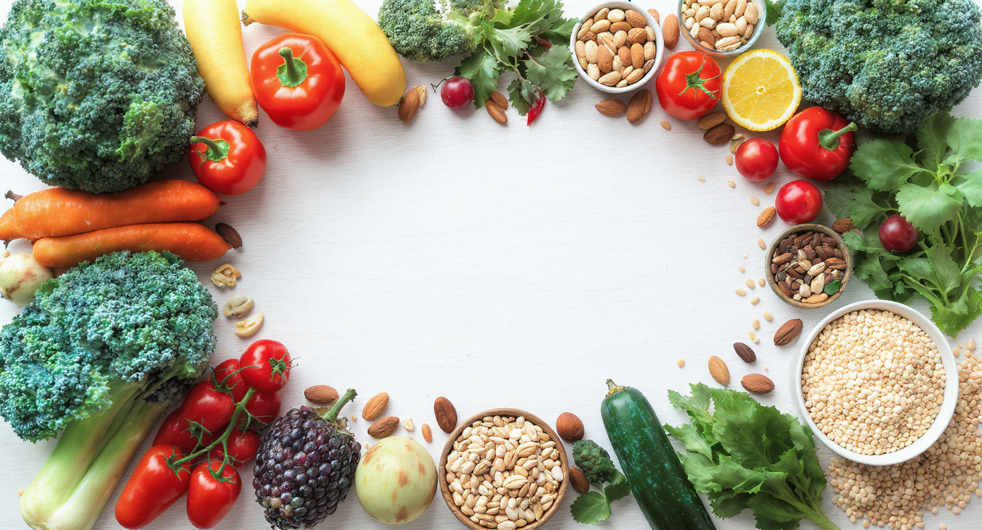 A variety of healthy foods like fruits and vegetables, which help boost immunity to prevent warts.